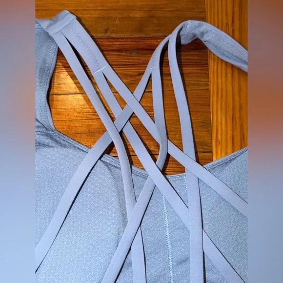 Lululemon Free to Be Serene Bra Size 10 Blue - Picture 4 of 12